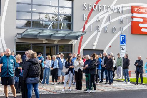 otevření sportovní haly